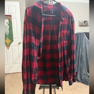 Red and Black Plaid Flannel